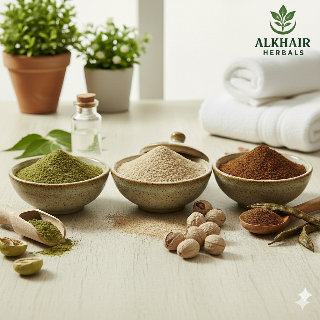 Pack of 3 Amla + Reetha + Shikakai Powder