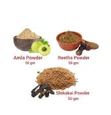 Pack of 3 Amla + Reetha + Shikakai Powder